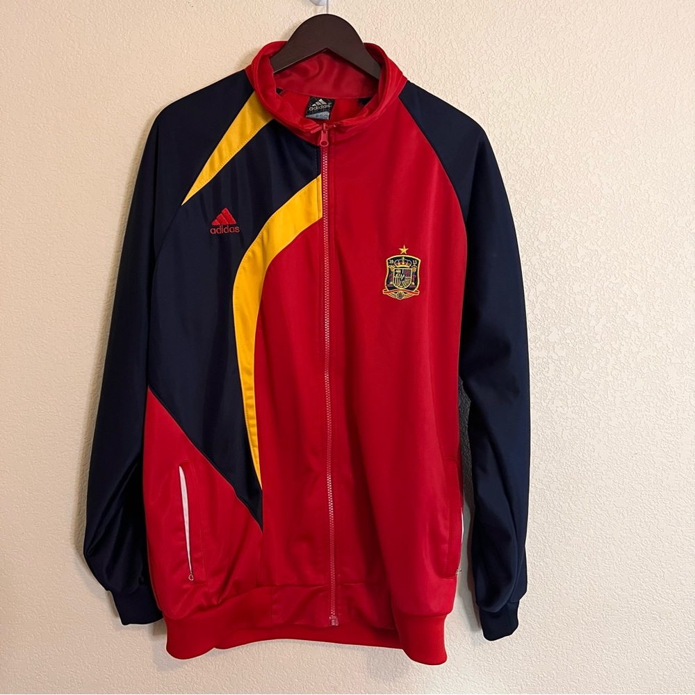 Adidas (Espana) Spain National Soccer Team Training Suit Jacket Size XL